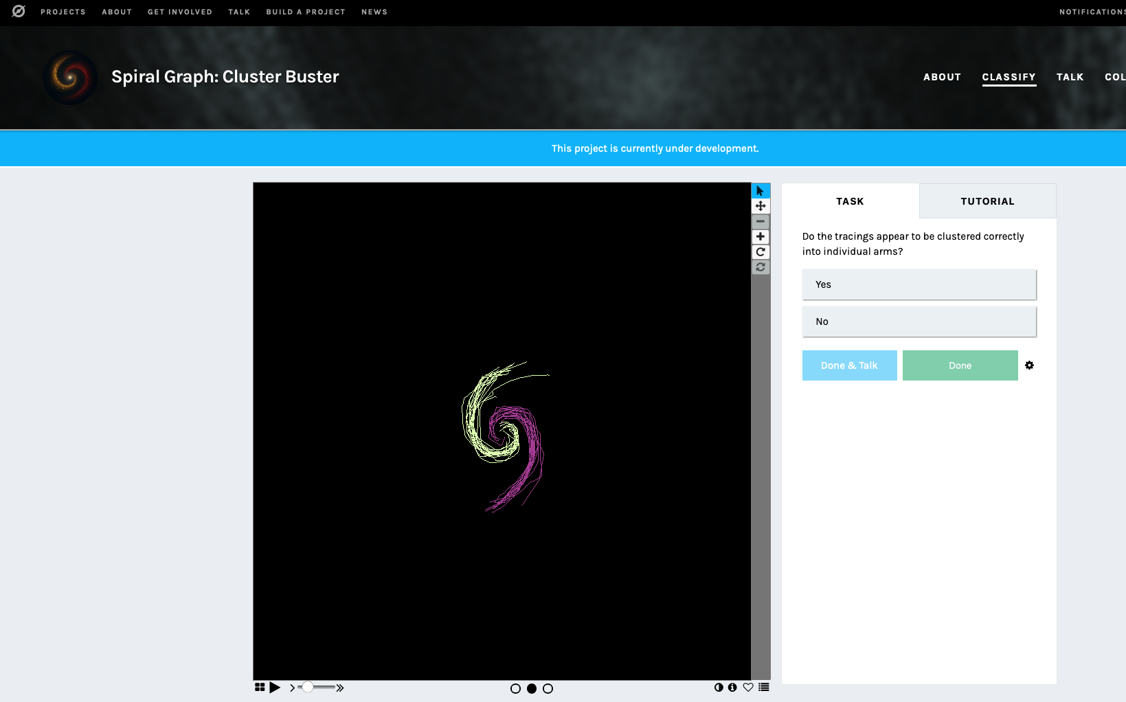 Spiral Graph Cluster Buster